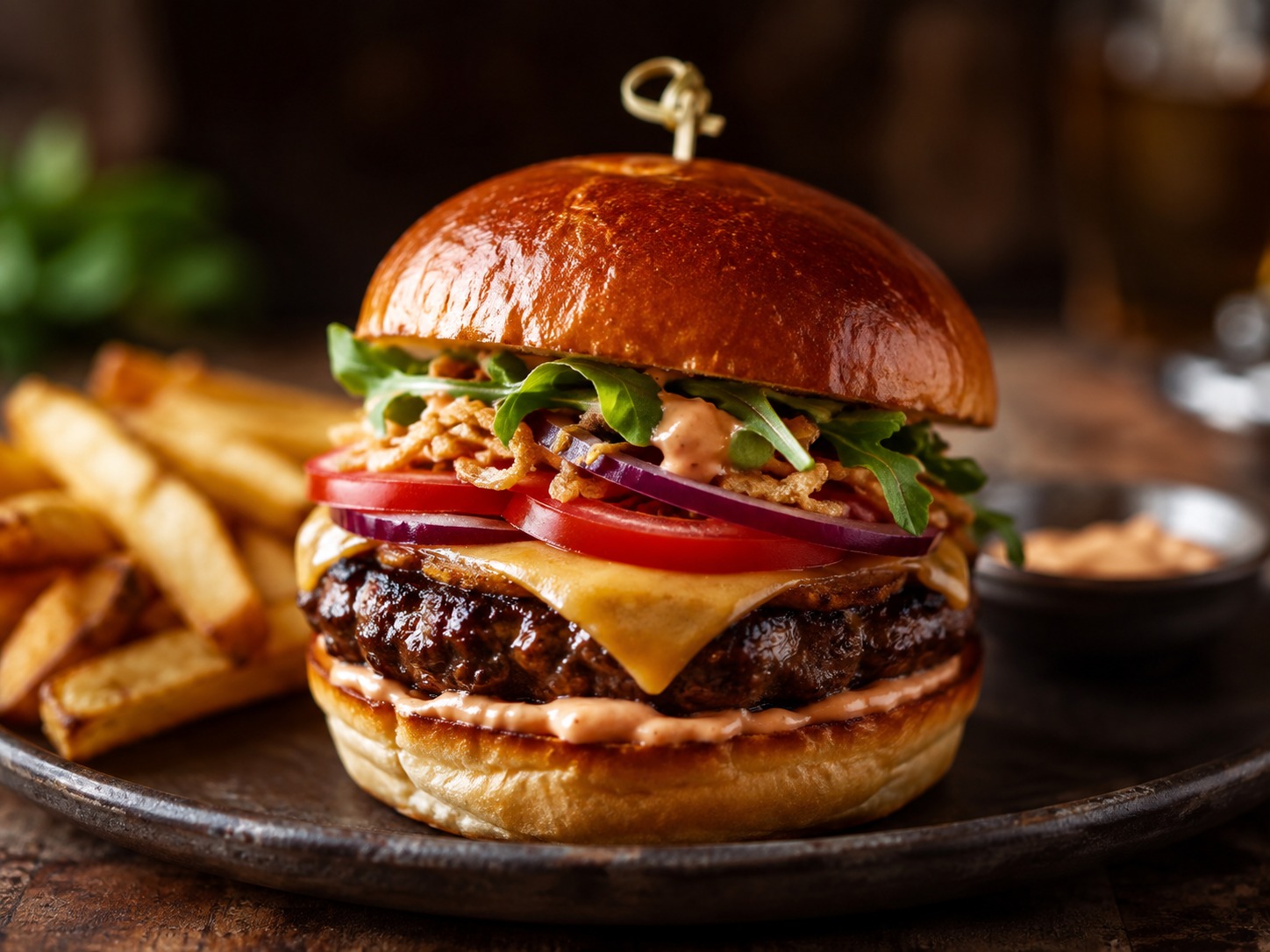 Produto demonstrativo de Brasa Burger